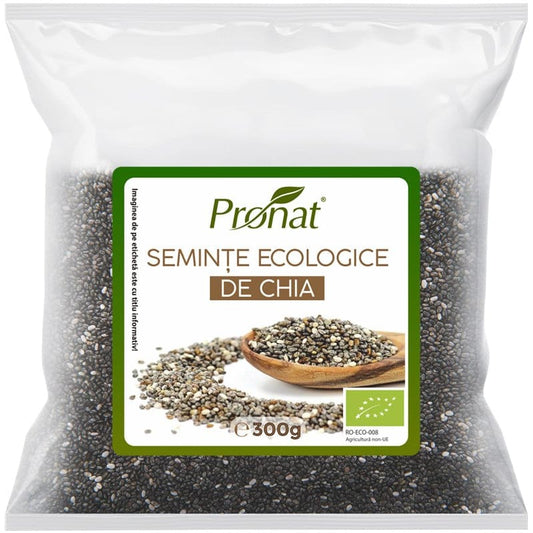 Seminte de chia Bio 300 g - Pronat Foil Pack - Nuci seminte