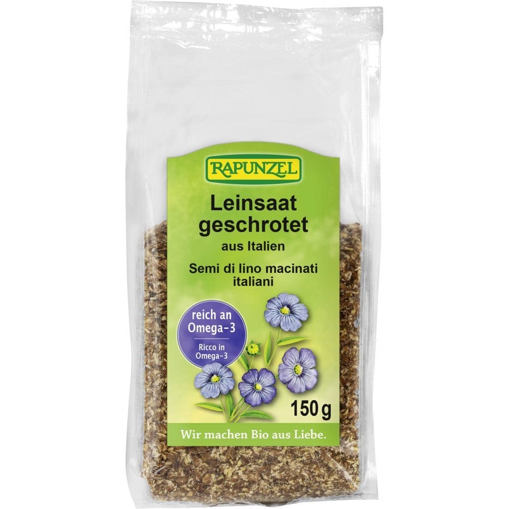 Seminte de in zdrobite organice 150g - Rapunzel - Nuci