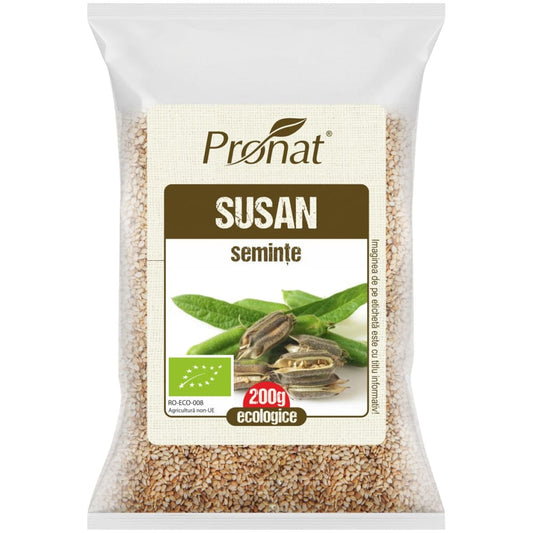 Seminte de susan Bio 200 g - Pronat Foil Pack - Nuci seminte