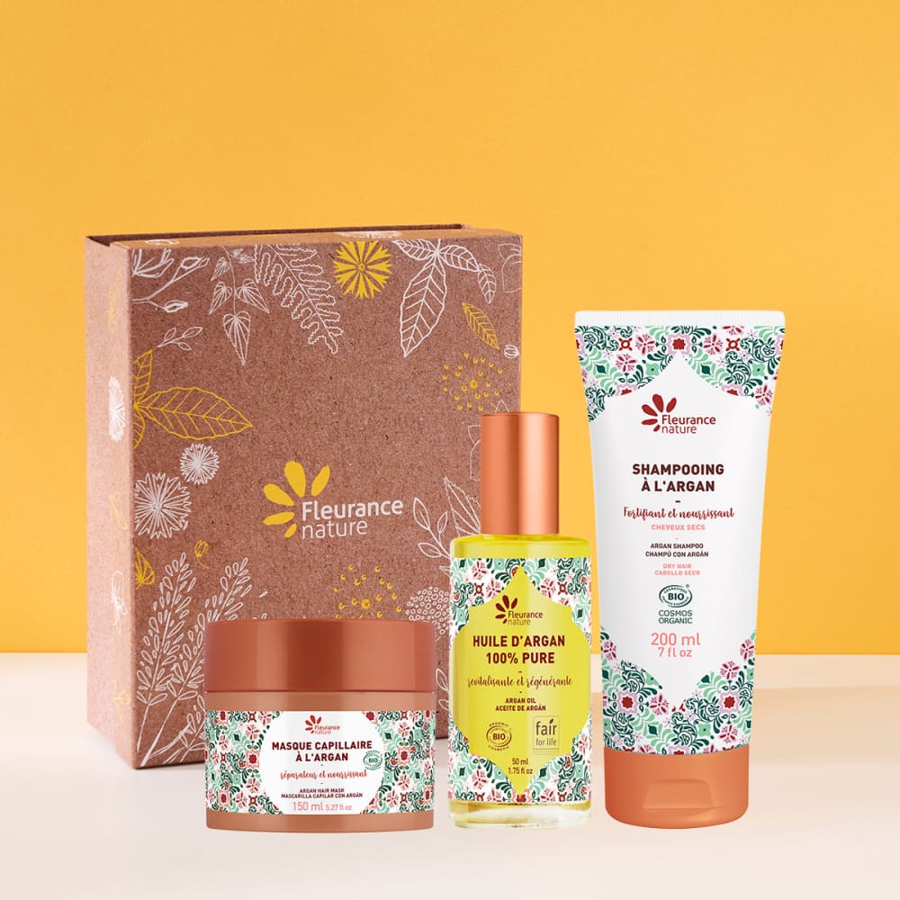 Set cadou Fleurance Nature - Argan Capillaire Bio -