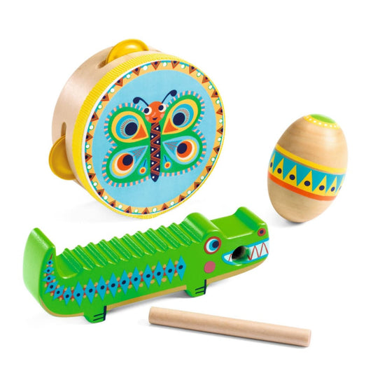 Set de instrumente muzicale de percutie Djeco - Djeco -