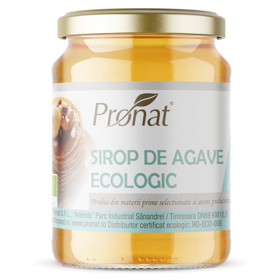 Sirop Bio de agave 650g / 500 ml - Pronat Glass Pack -