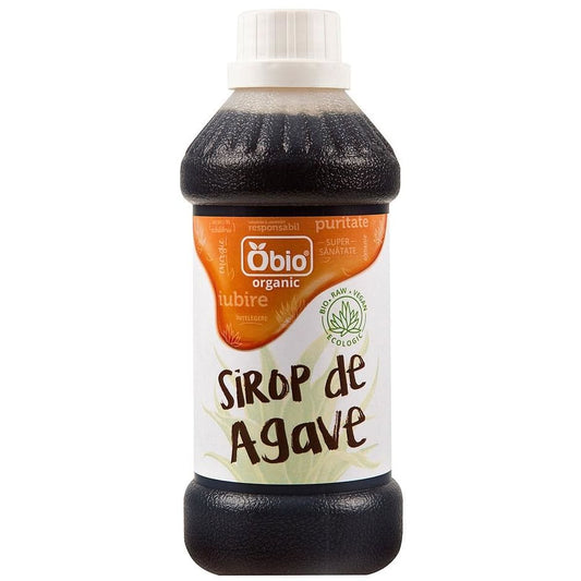 Sirop de agave dark raw eco 500ml Obio - Obio - Indulcitori