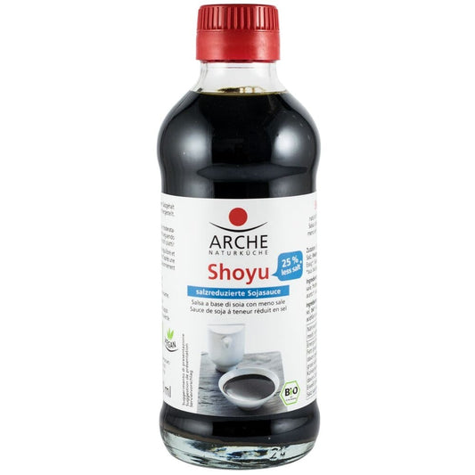 Sos bio de soia Shoyu 25% mai putina sare 250 ml Arche