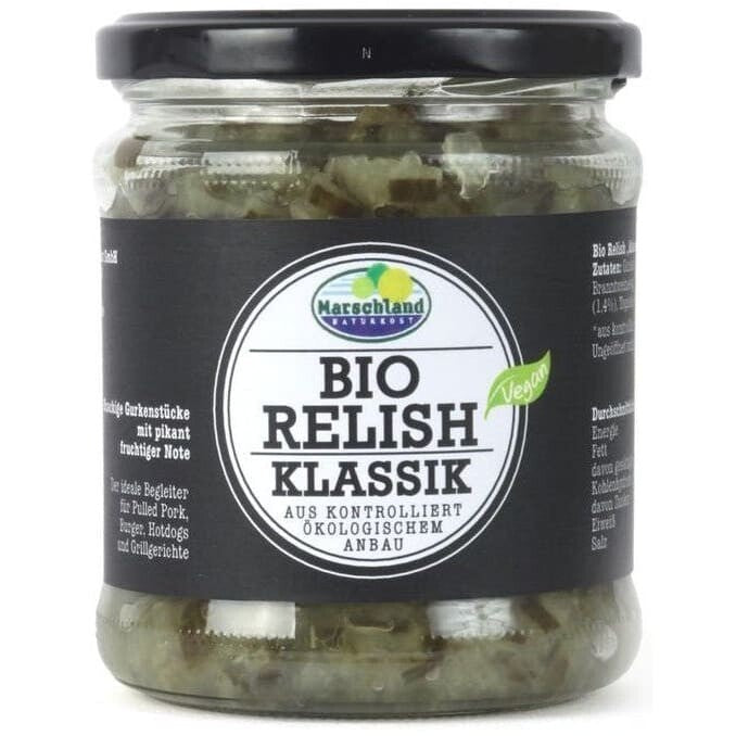 Sos bio Relish klassik 325 g Marschland Naturkost