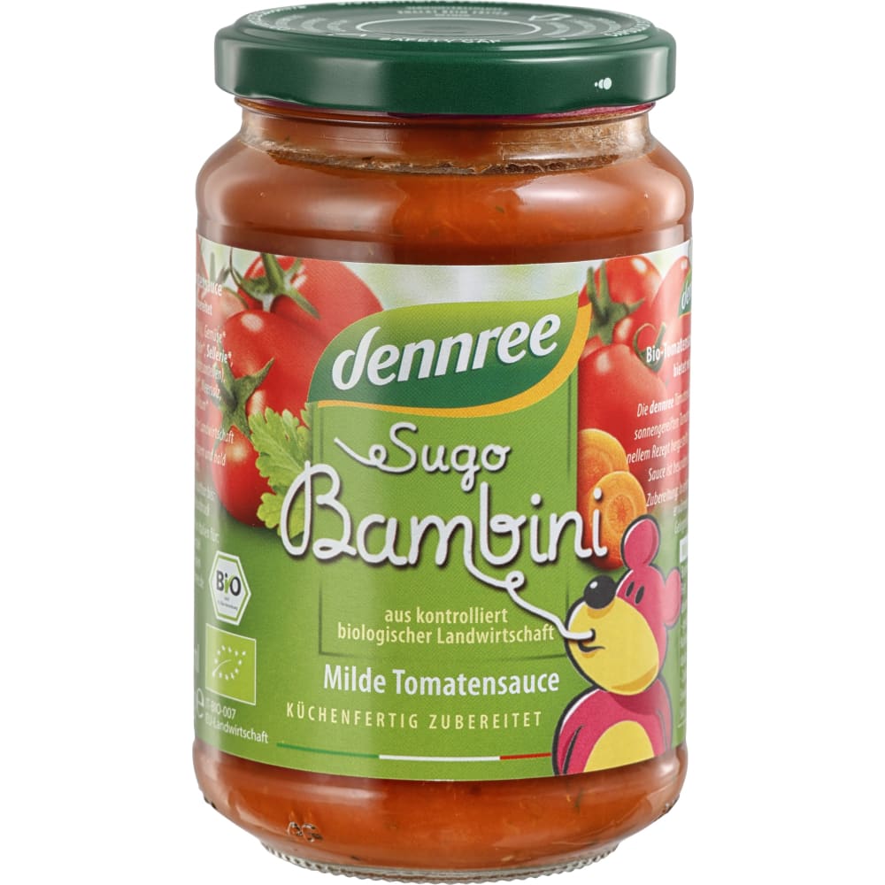 Sos de rosii pentru copii Sugo Bambini bio 350g Dennree -