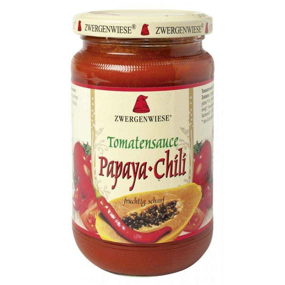 Sos de tomate bio Papaya-Chili 340ml - Zwergenwiese - Sosuri