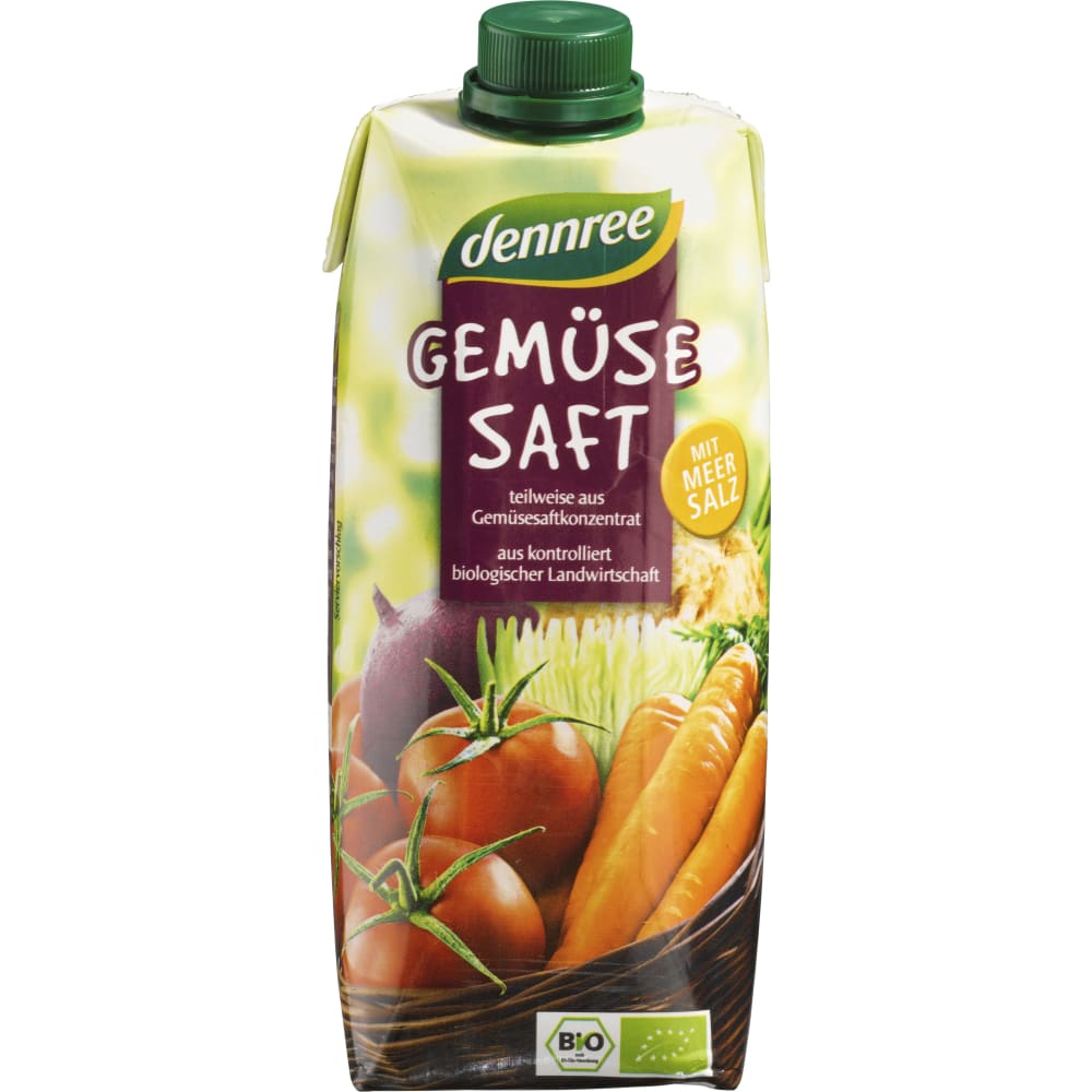 Suc de legume bio 500ml Dennree - Dennree