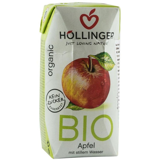 Suc de mere Bio cu pai Hollinger 200ml HOLLINGER - Hollinger