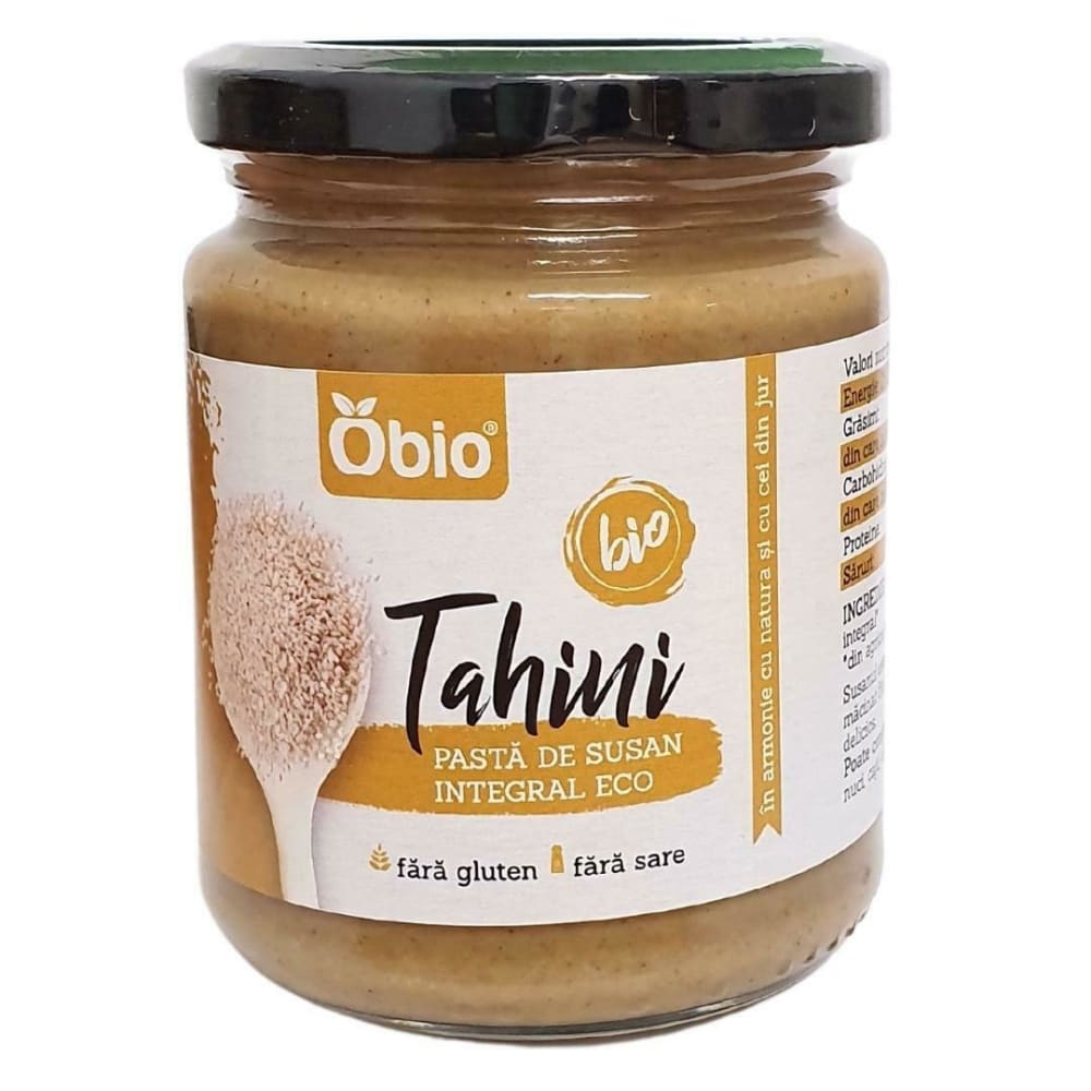 Tahini pasta de susan integral eco 250g Obio - Obio