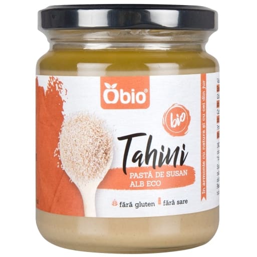 Tahini pasta din susan alb eco 250g Obio - Obio -