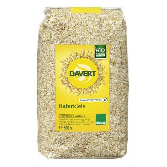 Tarate de ovaz bio 500g DAVERT - Davert - Cereale musli si