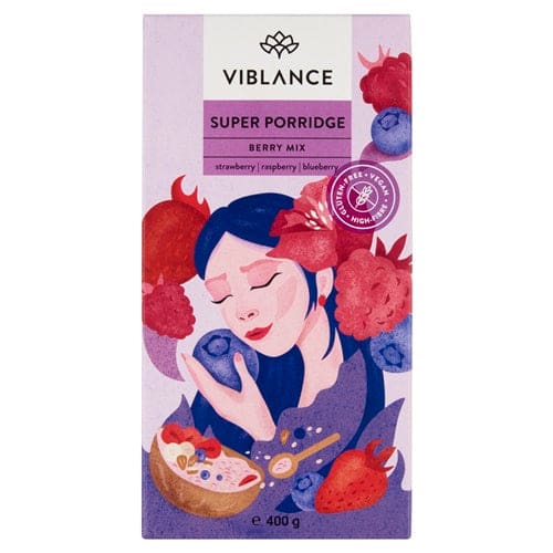 Terci de ovaz fara gluten berry mix Viblance 400g