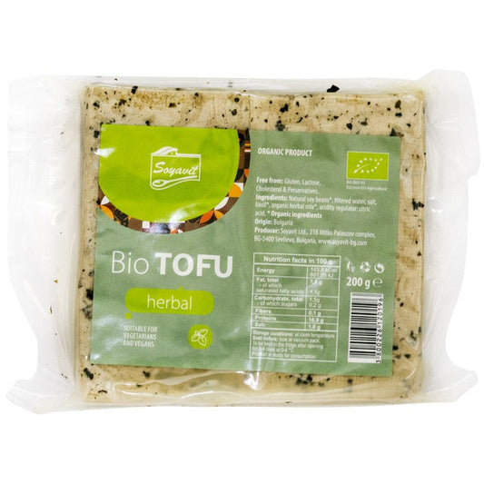 Tofu BIO cu verdeturi 200 g Soyavit - Soyavit - Altele