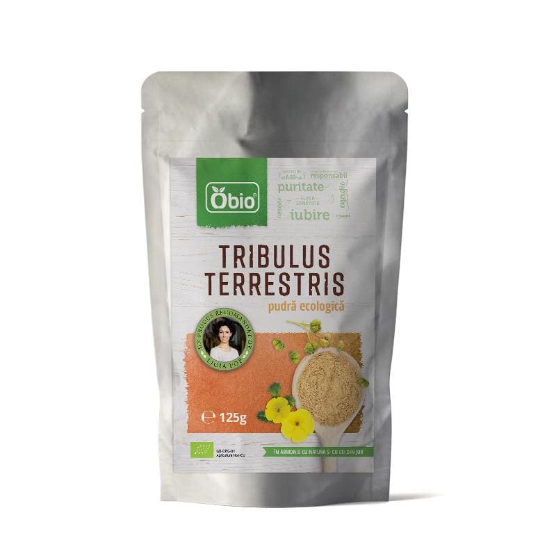 Tribulus terrestris pulbere eco 125g OBIO - Obio -