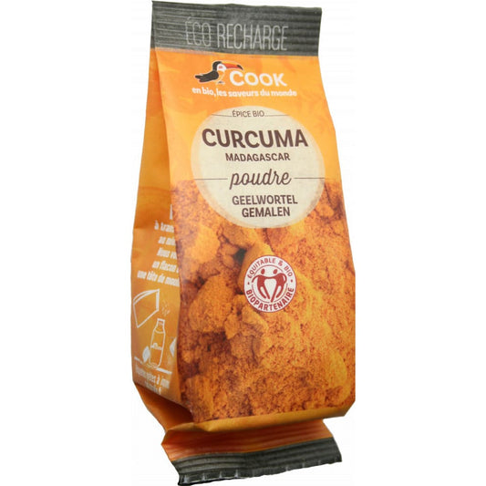 Turmeric (curcuma) pudra bio 35g refill Cook - Cook