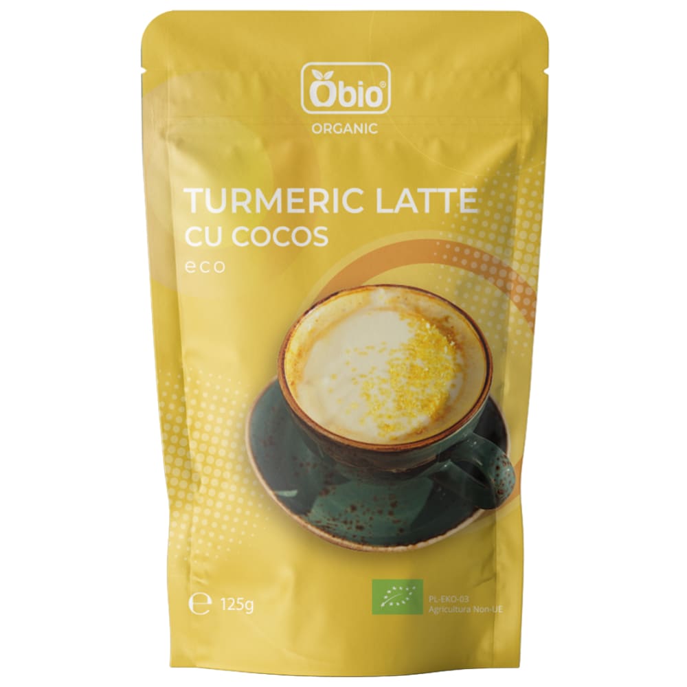 Turmeric latte cu cocos bio 125g Obio - Obio - Altele