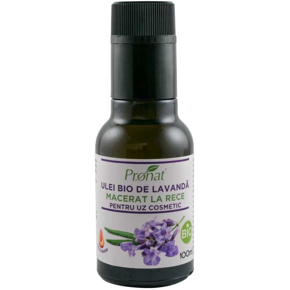 ULEI BIO DE LAVANDA MACERAT LA RECE 100ML - Pronat Glass