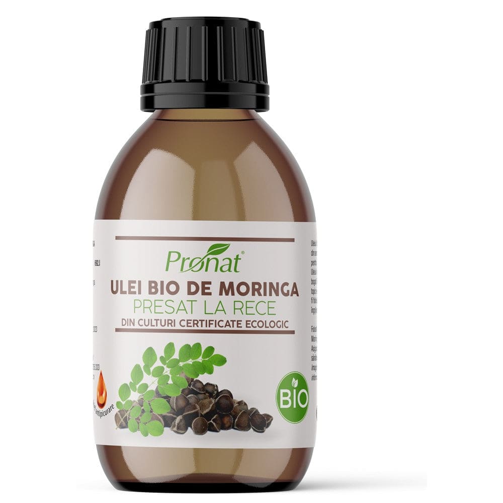 Ulei BIO din seminte de moringa presat la rece 100ml -