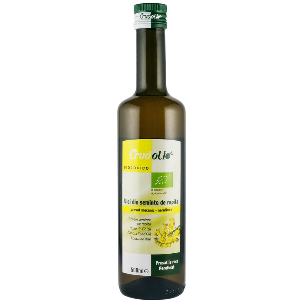 Ulei Bio din seminte de rapita 500 ml Crudolio - Joe & Co -