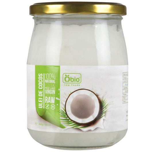 Ulei de cocos virgin raw bio 500ml OBIO - Obio - Ulei si