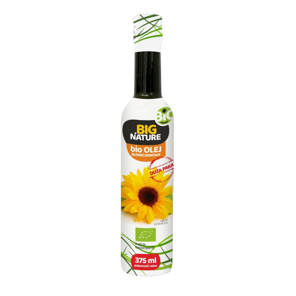 Ulei de floarea soarelui bio 375 ml Big Nature presat