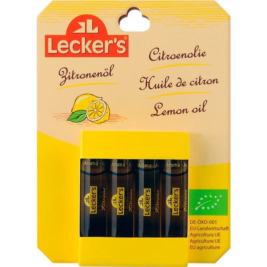 Ulei de lamaie bio 4x2 ml Leckers - Lecker’s - Ulei si otet