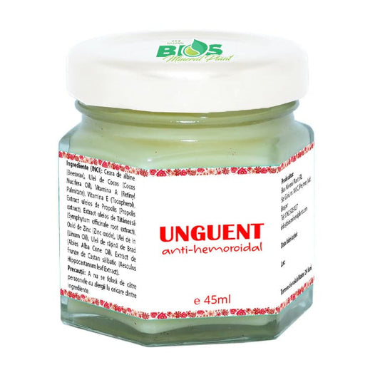 Unguent anti-hemoroidal 45ml Bios Mineral Plant - Bios