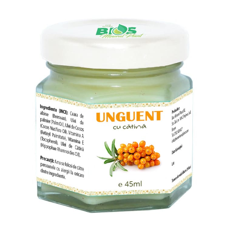 Unguent cu catina 45ml Bios Mineral Plant - Bios Mineral