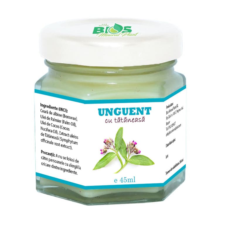 Unguent cu tataneasa 45ml Bios Mineral Plant - Bios Mineral