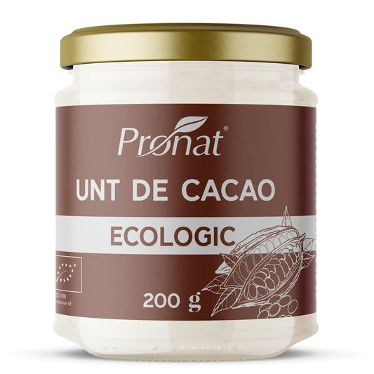 UNT DE CACAO BIO 200G - Pronat Glass Pack - Crema vegetala