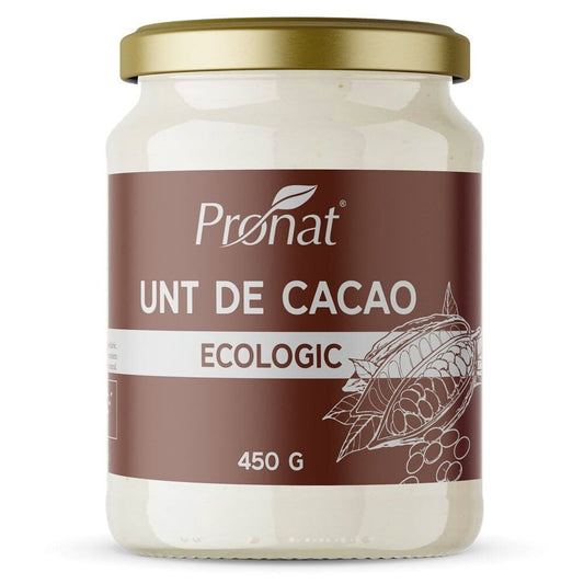 UNT DE CACAO BIO 450G - Pronat Glass Pack - Crema vegetala