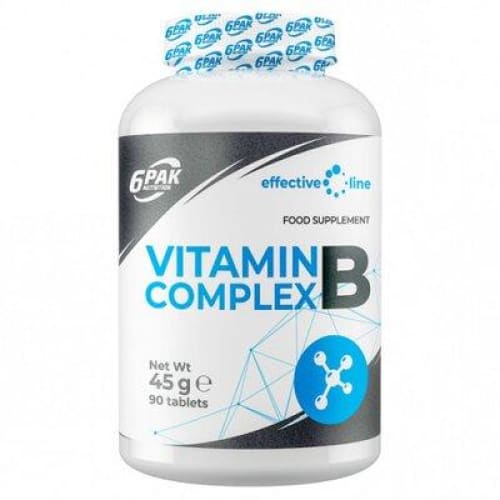 VITAMIN B COMPLEX 90 TABLETE 6Pak Nutrition - 6Pak Nutrition