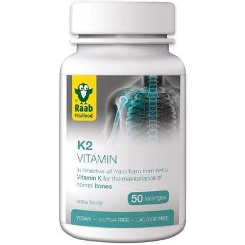 Vitamina K2 1500mg 50 tablete vegane RAAB - Raab -