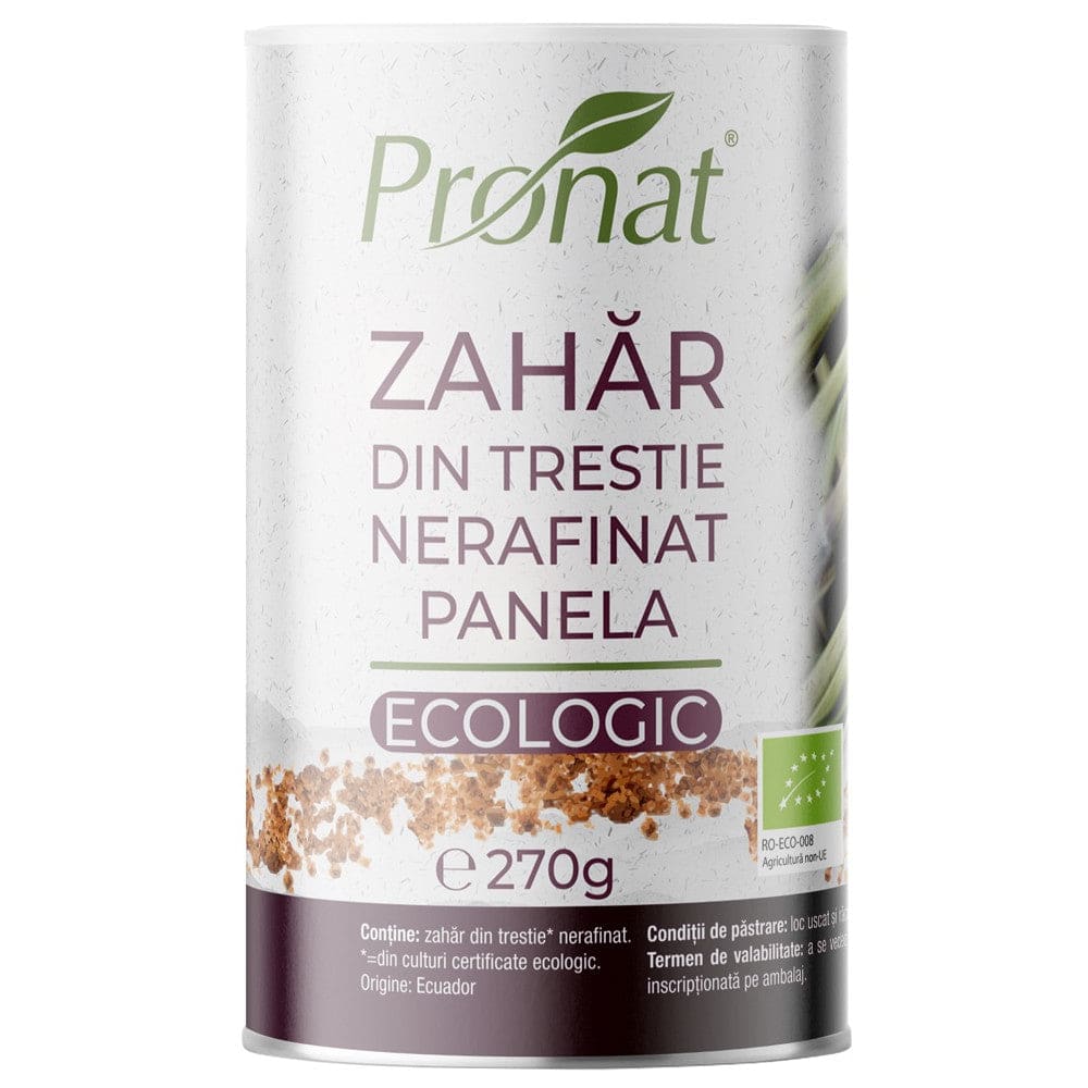 Zahar Panela BIO din trestie nerafinat 270g - Pronat Can