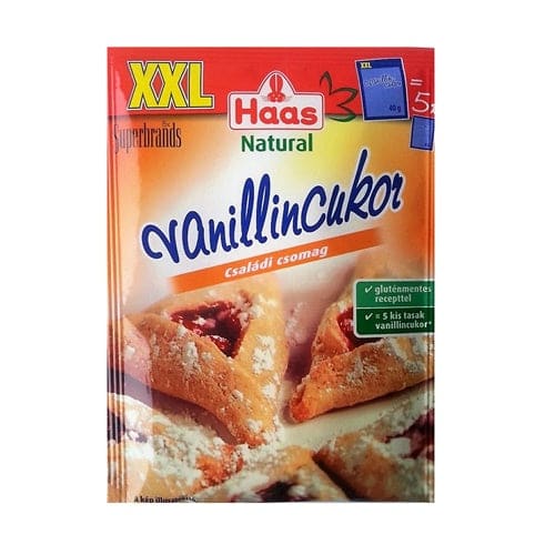 Zahar vanilat fara gluten XXL Haas 40g