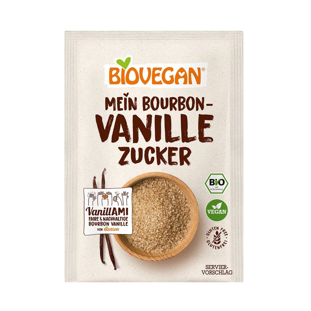 Zahar vanilie bourbon integral ecologic 4x8g - Biovegan -