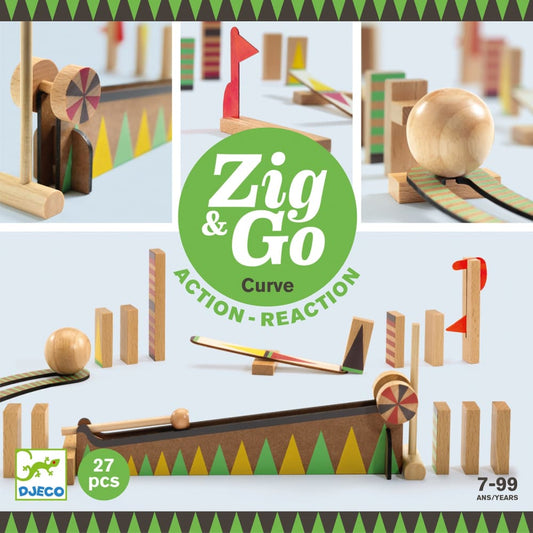 Zig and Go Djeco set de constructie cu 27 piese Bila cea mai