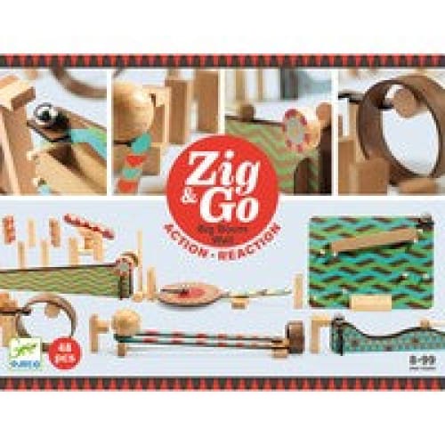 Zig Go Djeco set de constructie trasee 48 piese - Djeco -