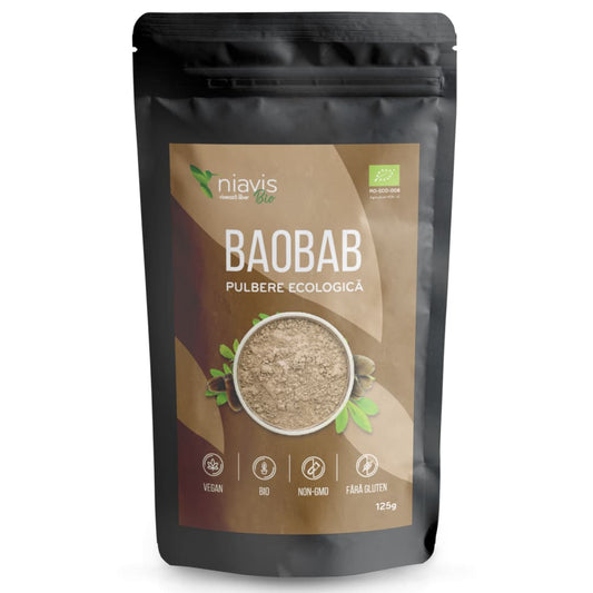 Baobab Pulbere Ecologica/Bio 125g - Niavis - Superalimente 