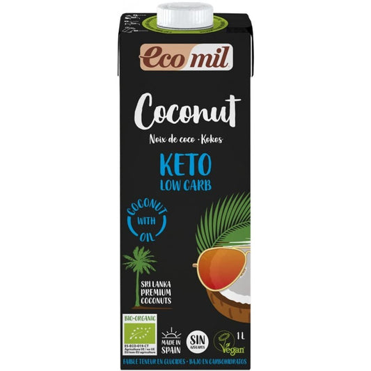 Bautura bio vegetala de cocos natur Keto 1L Ecomil - Ecomil