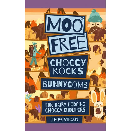 Bilute De Ciocolata Bunnycomb - Choccy Rocks Moo Free 35g