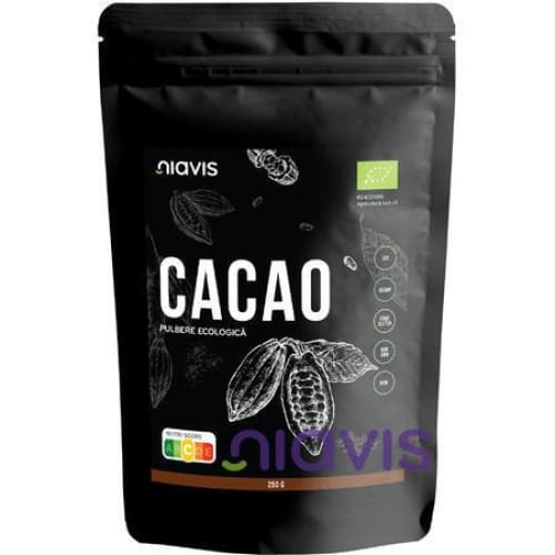 Cacao Pulbere RAW Ecologica/Bio 250g - Niavis - Cacao