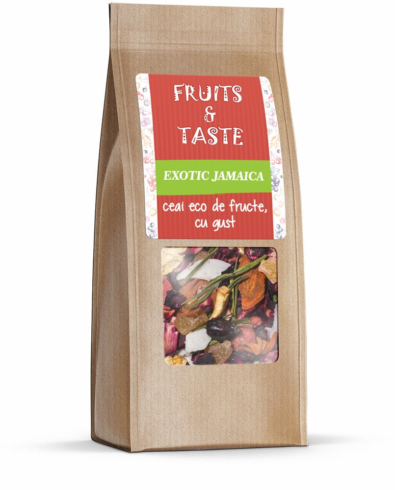 Ceai bio de fructe Jamaica Exotic 80g - Pronat - Ceaiuri