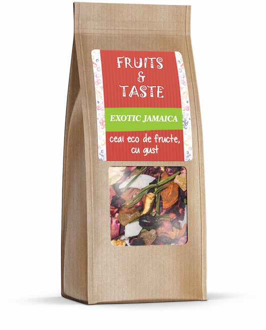 Ceai bio de fructe Jamaica Exotic 80g - Pronat - Ceaiuri