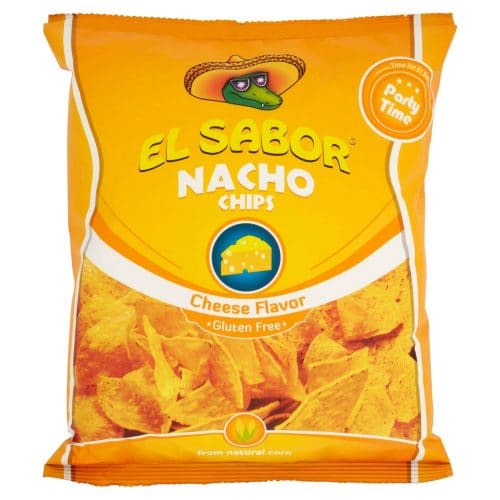 Chips nachos fara gluten cu cascaval El Sabor 225g