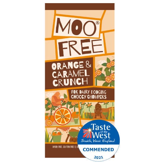 Ciocolata Everyday Orange&Caramel Crunch Moo Free 80g