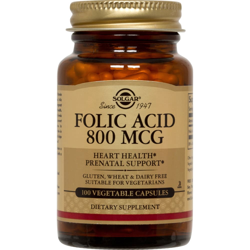 Folacin (Folic Acid) 800μg 100 tablete - Solgar - 