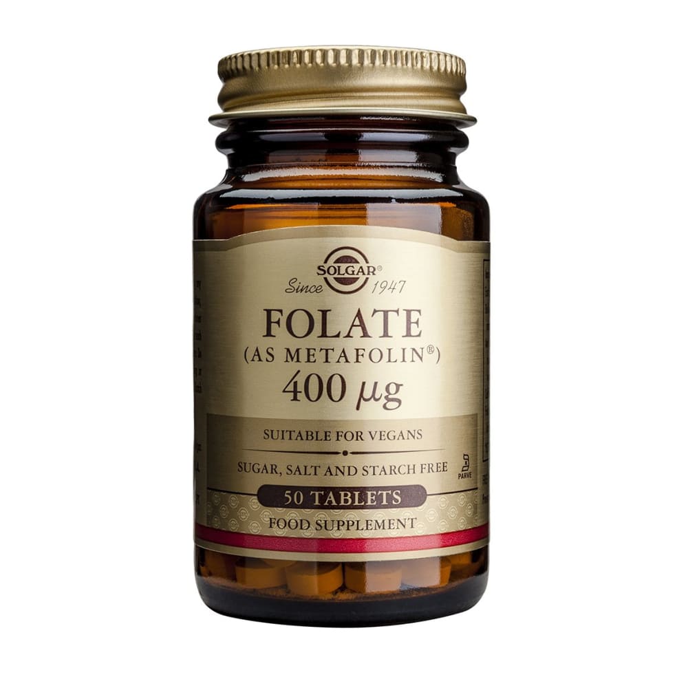 Folate (as Metafolin) 400mcg 50 tabs - Solgar - Altele