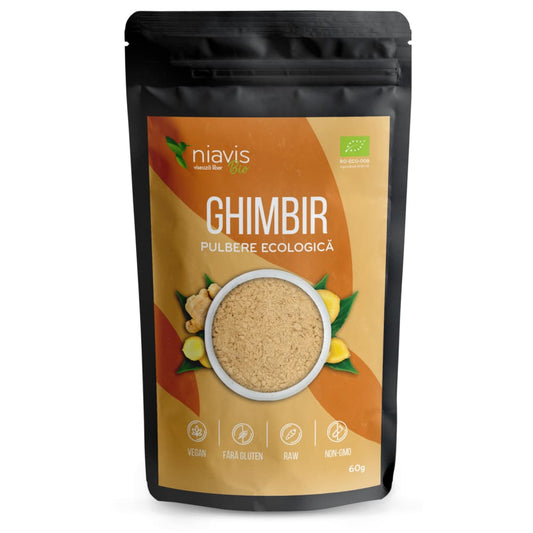 Ghimbir pulbere Ecologica/BIO 60g - Niavis - Superalimente 